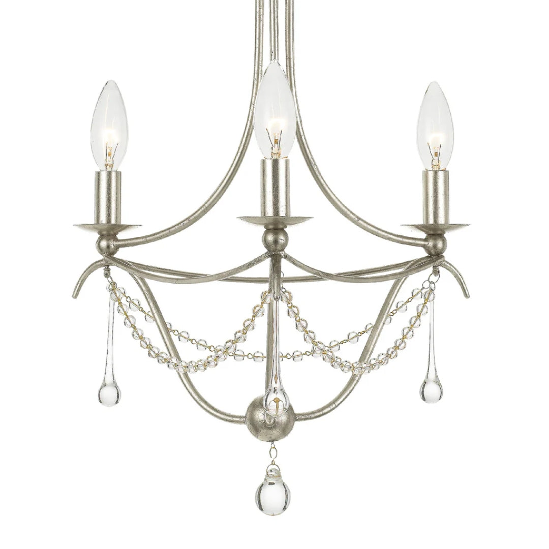 Jewel Crystal Accent Chandelier