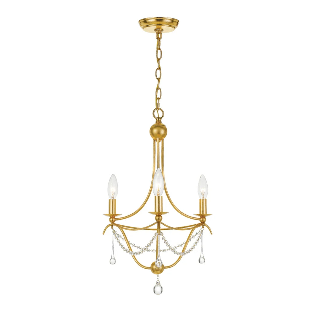 Jewel Crystal Accent Chandelier