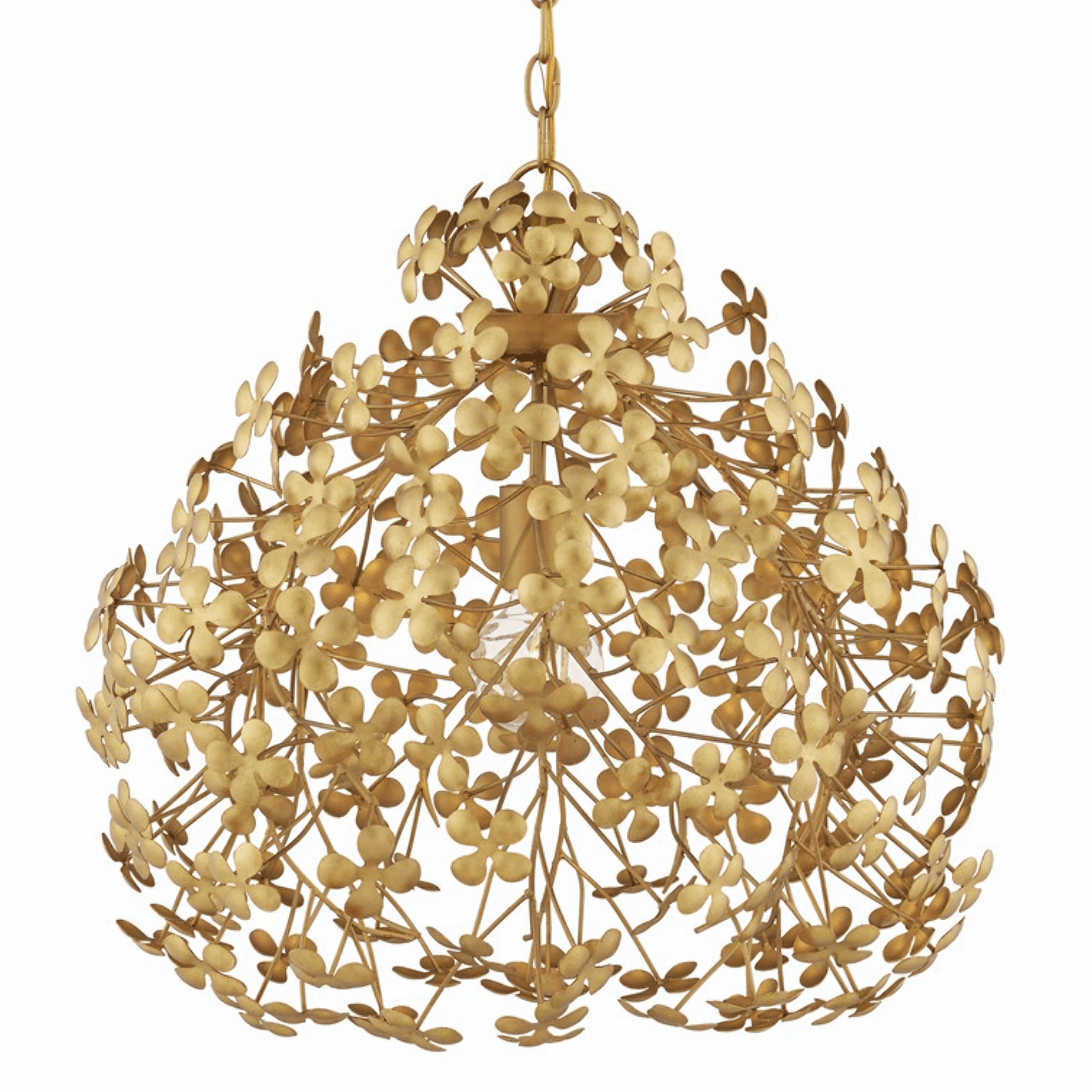 Cloverfield Bouquet Gold Chandelier