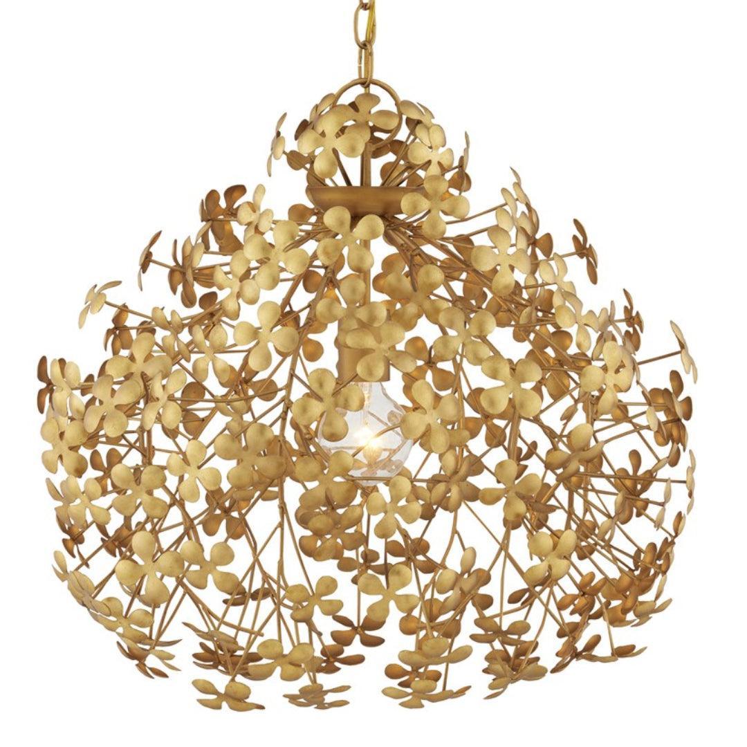 Cloverfield Bouquet Gold Chandelier