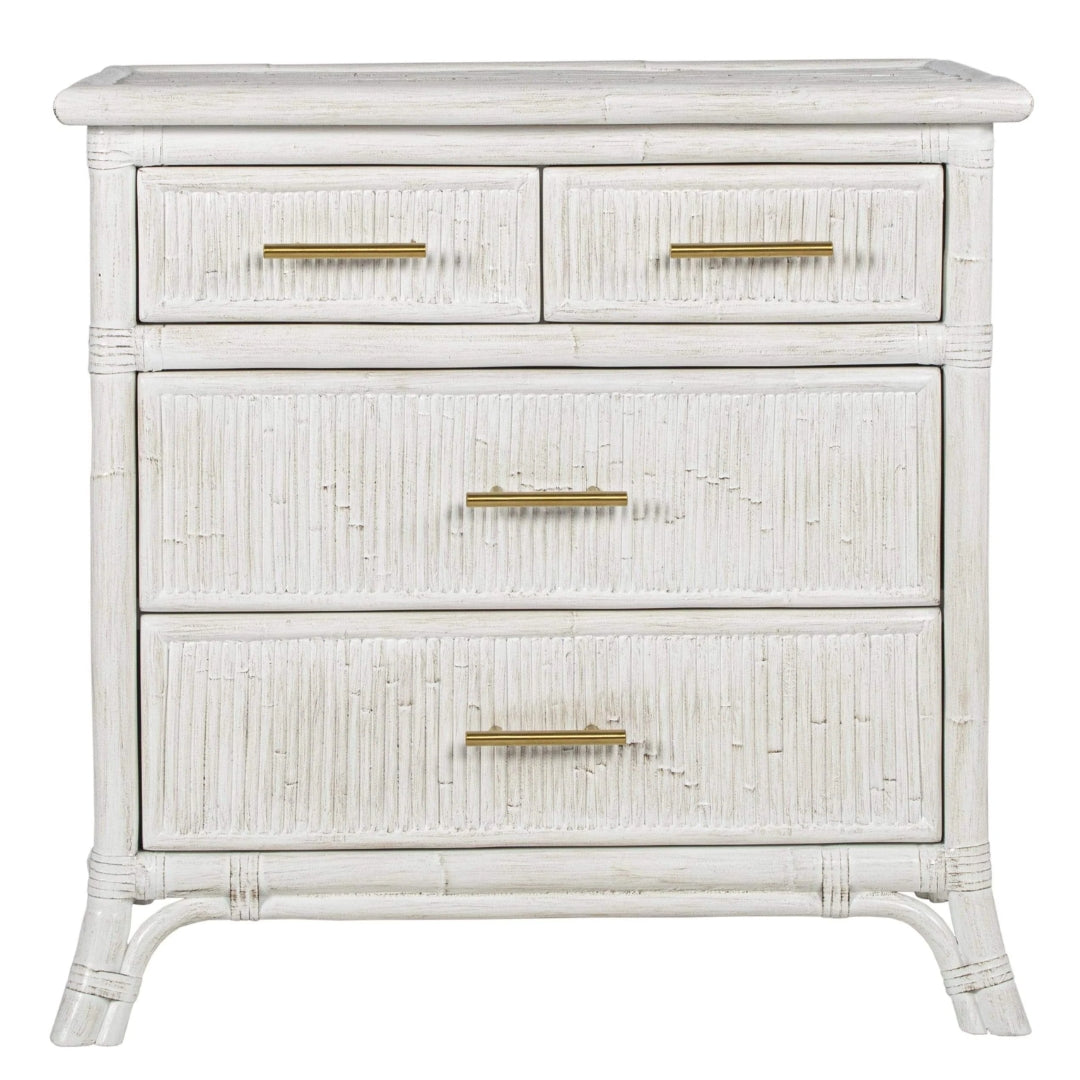 Coastal Pencil Rattan Chest