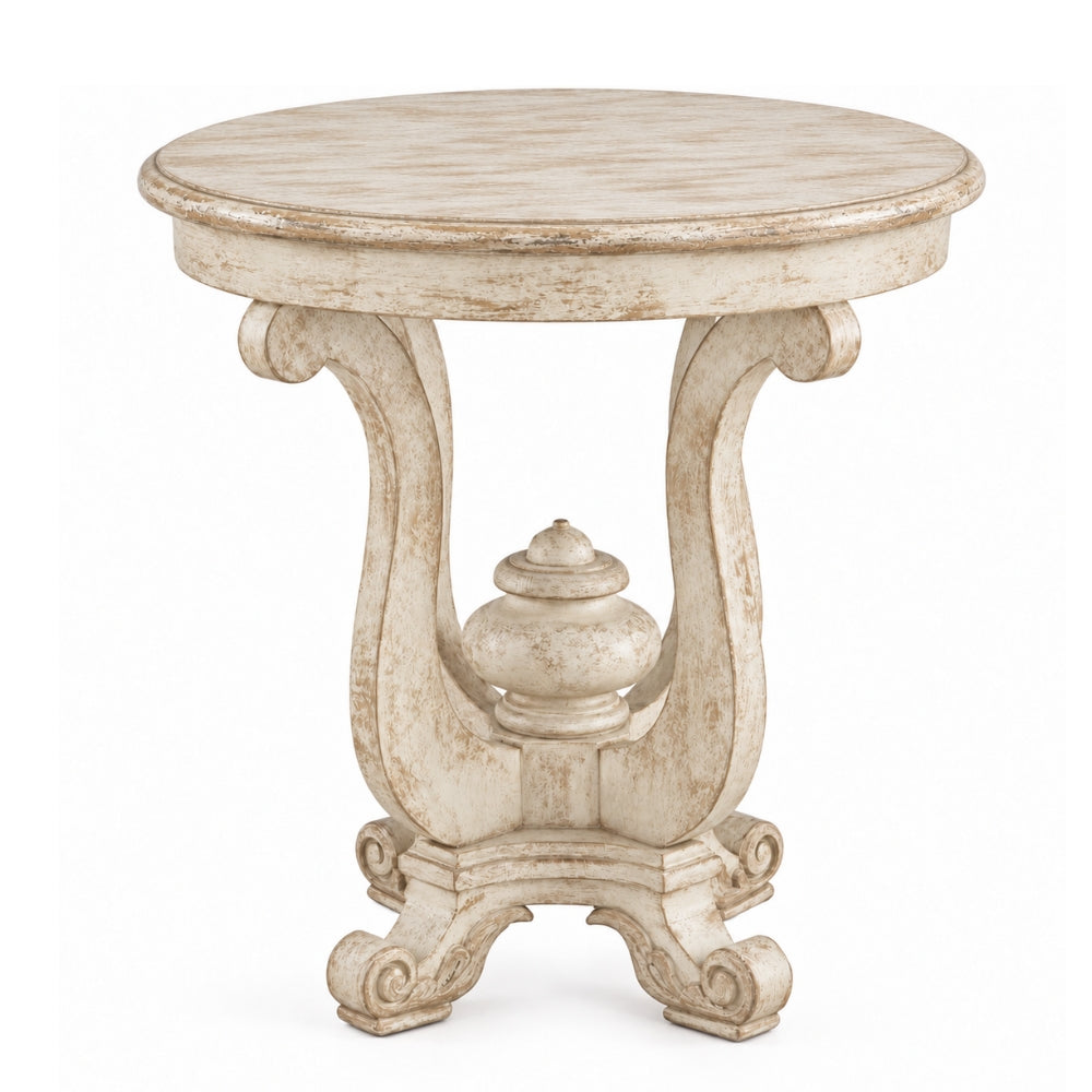 Distressed Cream Antoinette Display Table