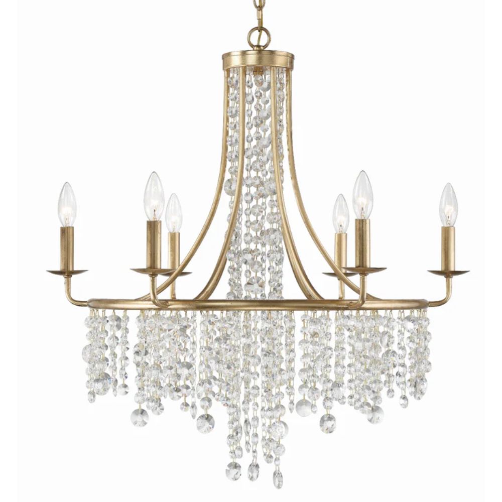 Crystal Antique Gold Chandelier