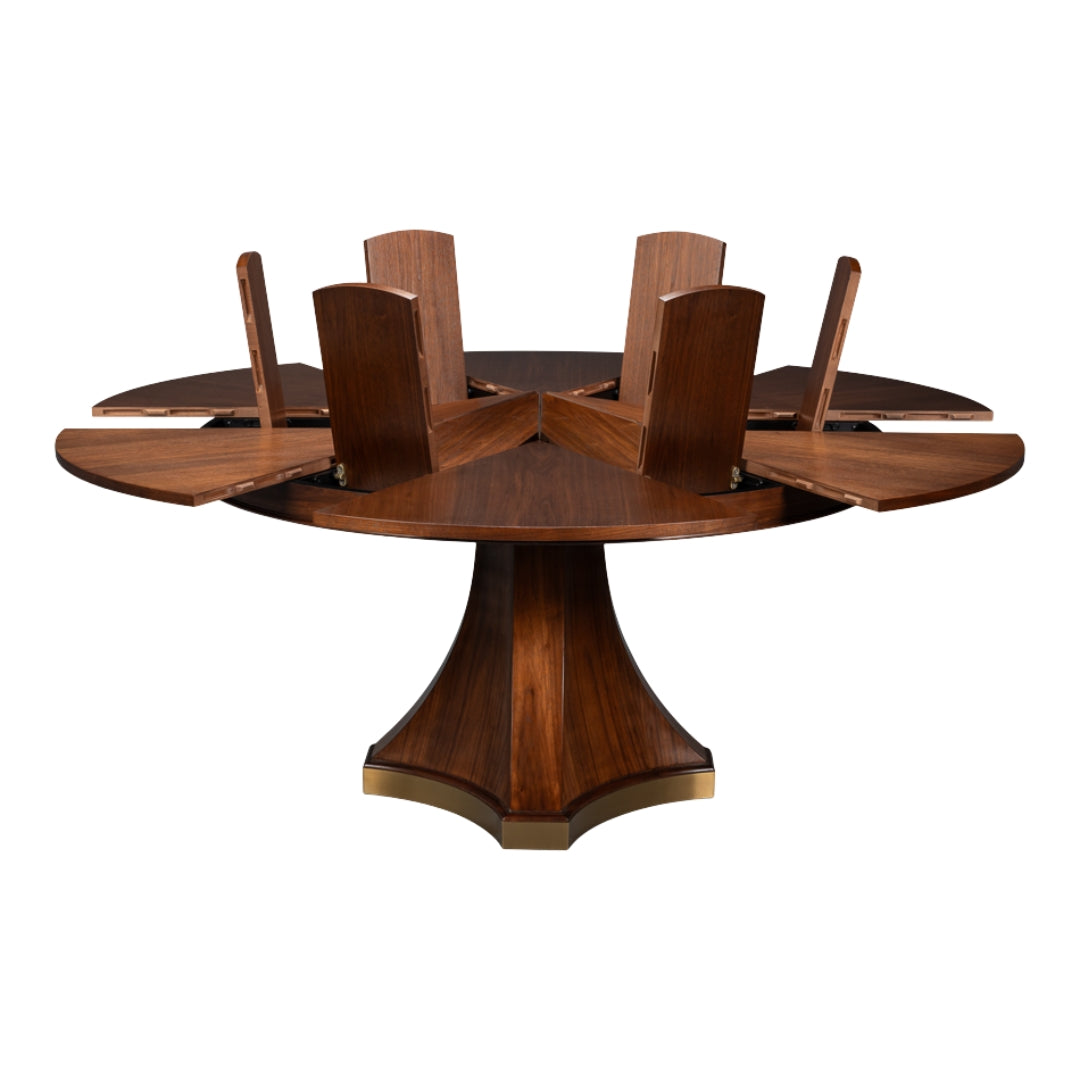 Chelsea Dark Walnut Jupe Dining Table
