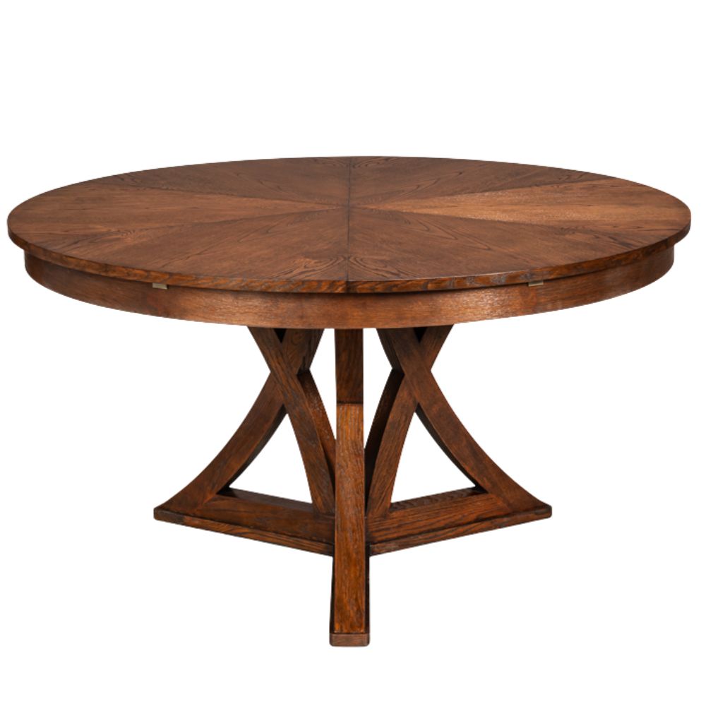 Dark Walnut Casual Jupe Dining Table