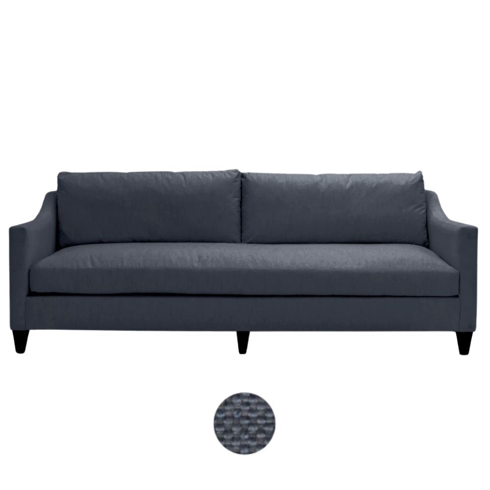 Madison White Upholstered Sofa