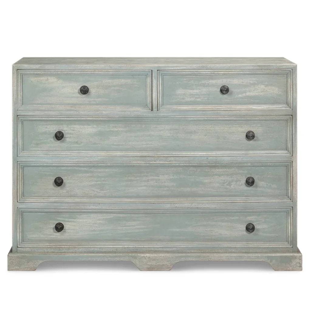 Sarreid Frances Chest Of Drawer, Blue