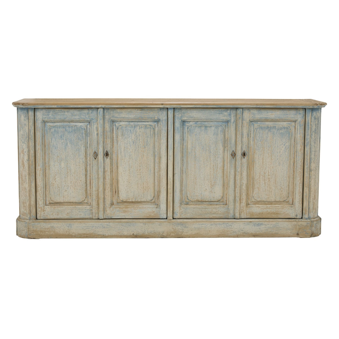 Distressed Blue Vintage Sideboard