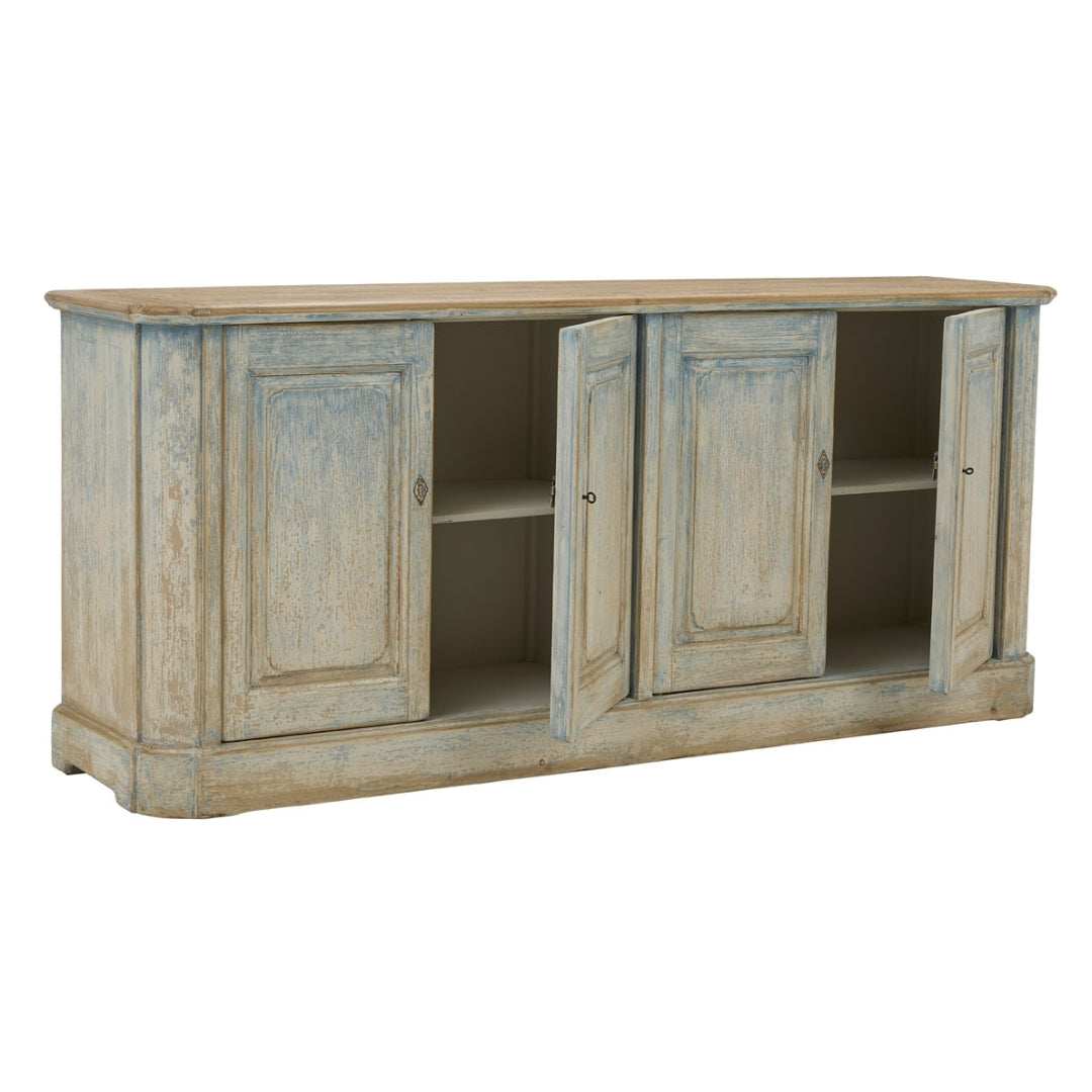 Distressed Blue Vintage Sideboard