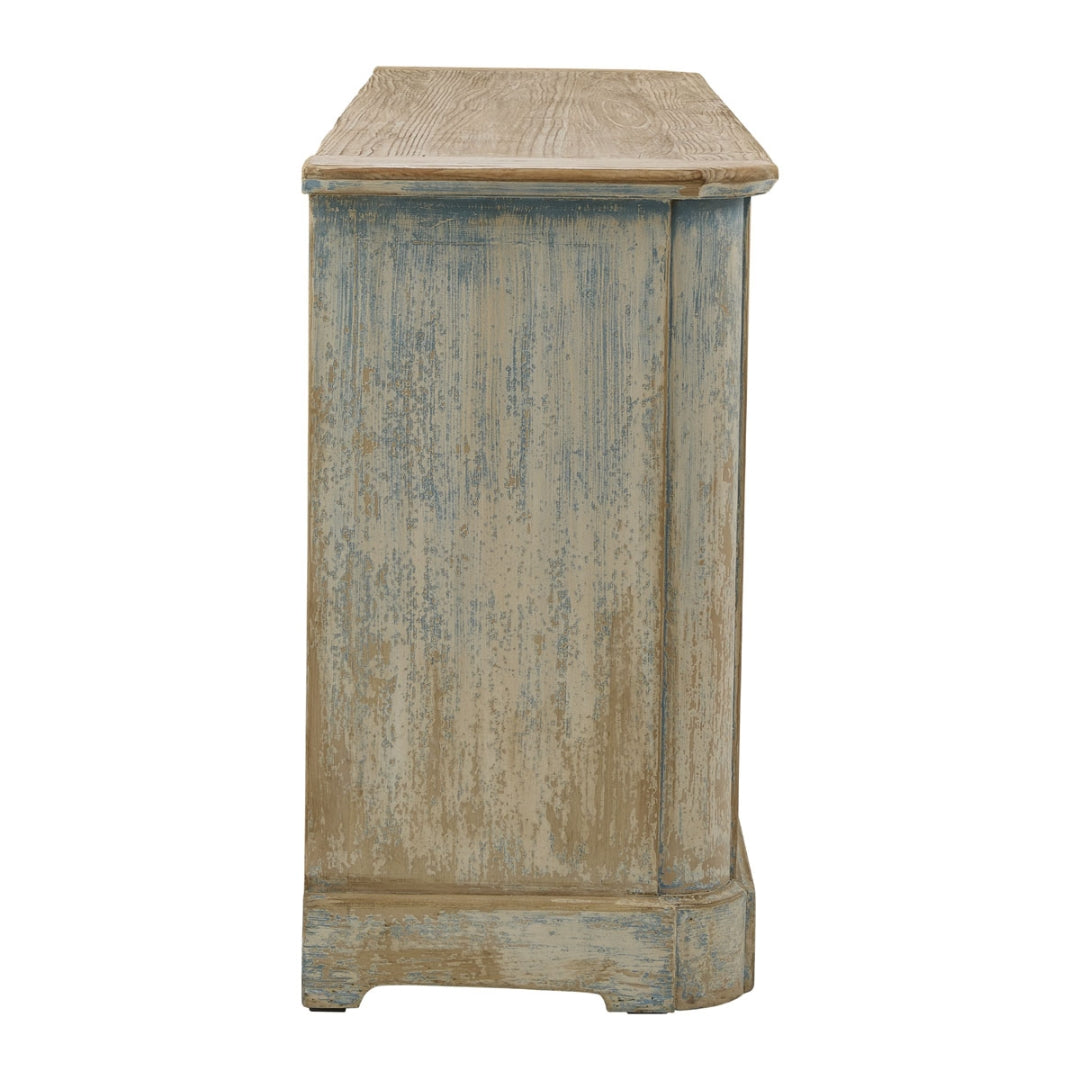 Distressed Blue Vintage Sideboard