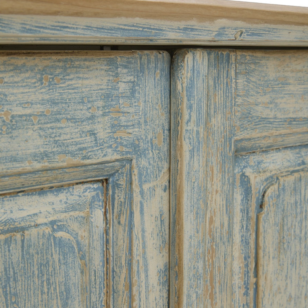 Distressed Blue Vintage Sideboard