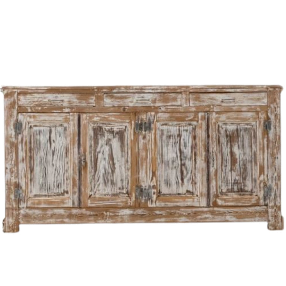 Distressed French Antique Cabinet, Circa 1900
