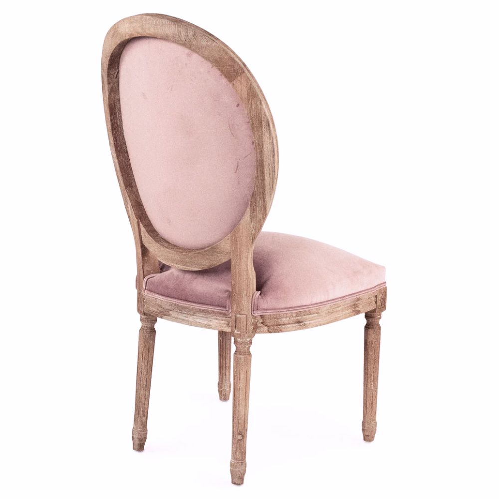 Rose Velvet Dining Side Chair