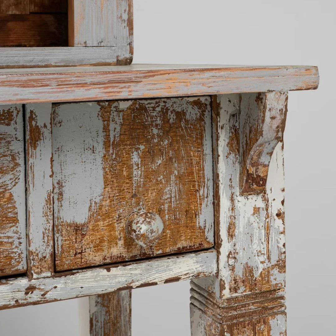 Rustic French Antique Apothecary Cabinet, Circa 1870