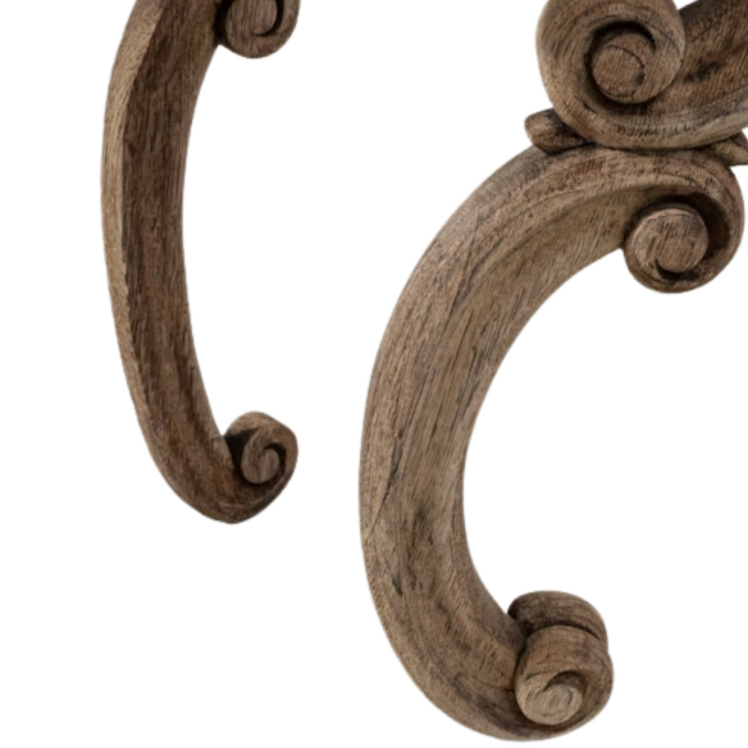 Heirloom Carved Wood Console Table, Circa 1840