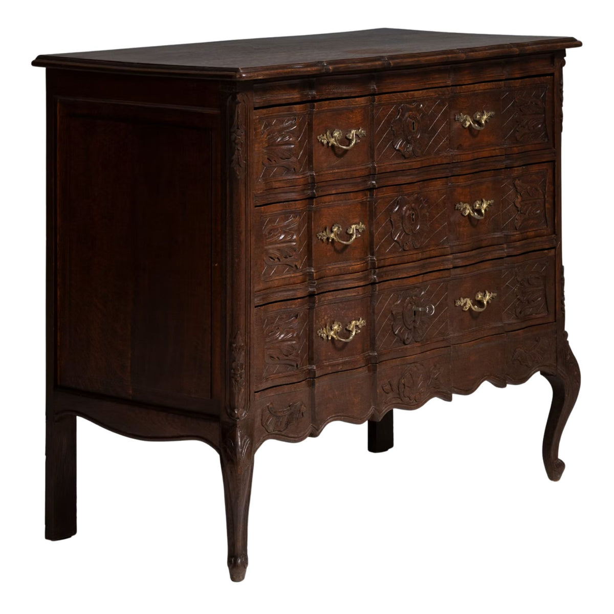French Provincial Rich Patina Chest of Drawers, Circa 1860