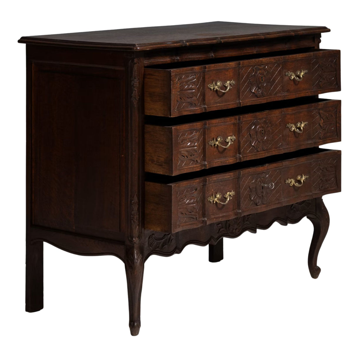 French Provincial Rich Patina Chest of Drawers, Circa 1860