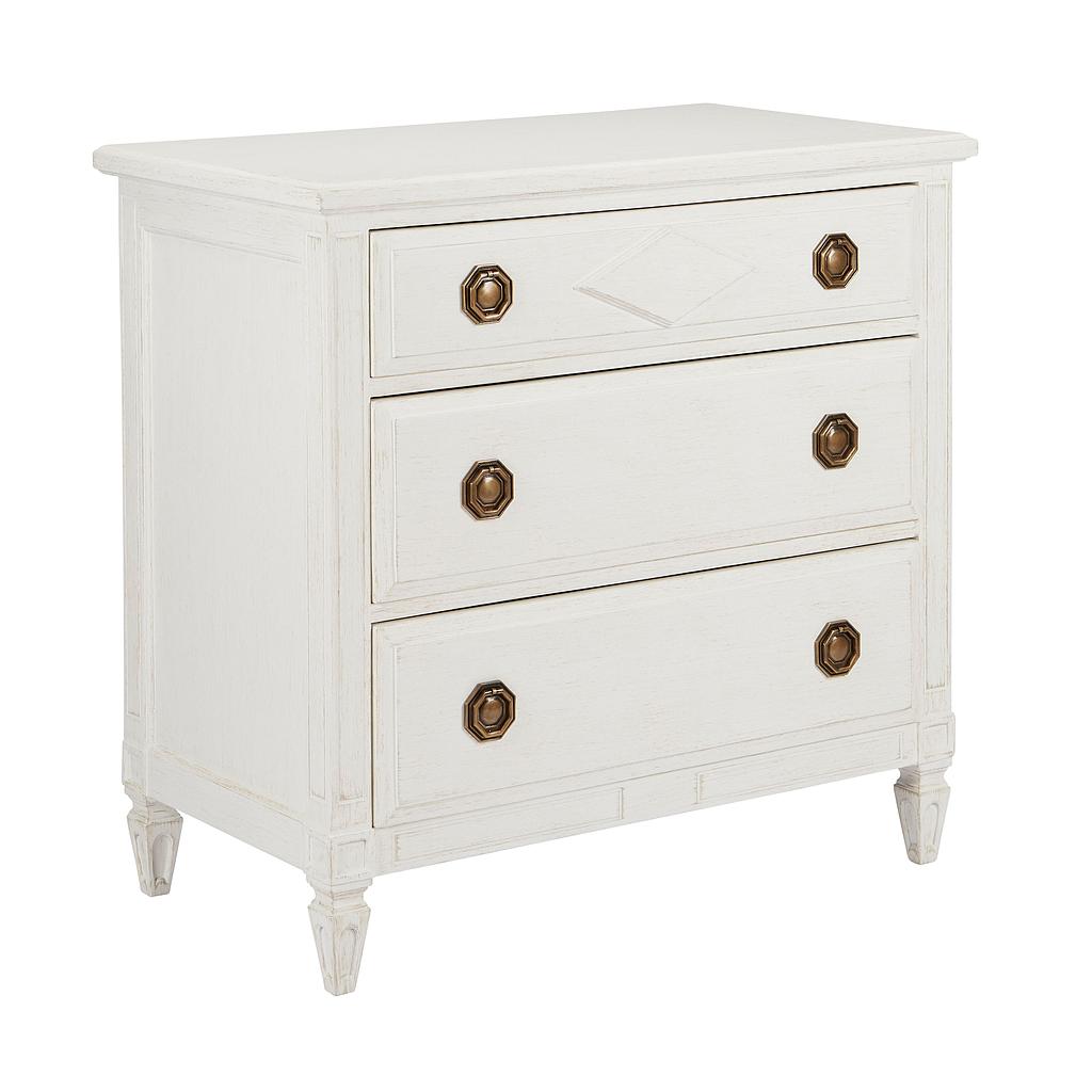 Stately White Side Table