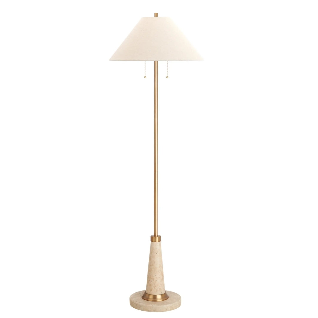 Elegant Brass Floor Lamp