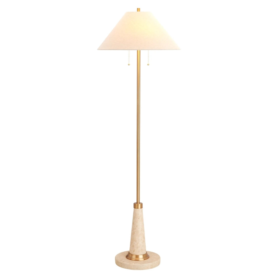 Elegant Brass Floor Lamp