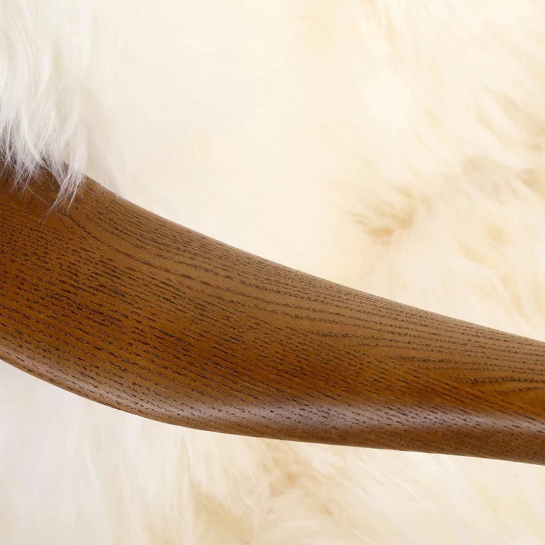 Modern Boho Sheepskin Chair