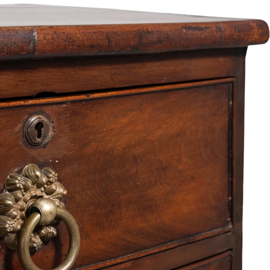 English Heritage Mahogany Antique Chest, Circa 1850