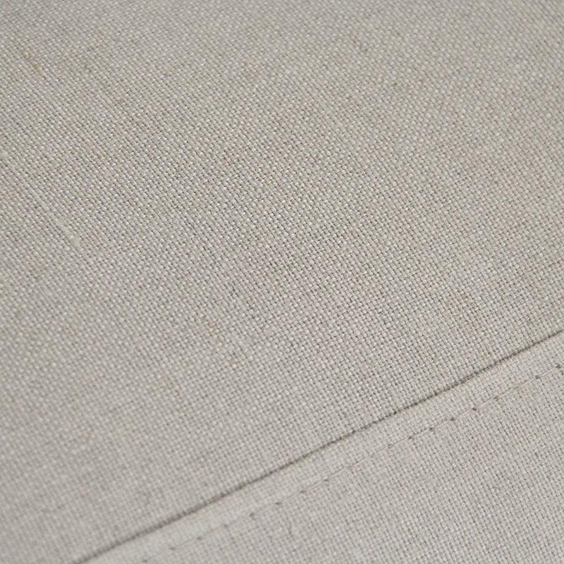 Natural Linen Cabriole Arm Sofa