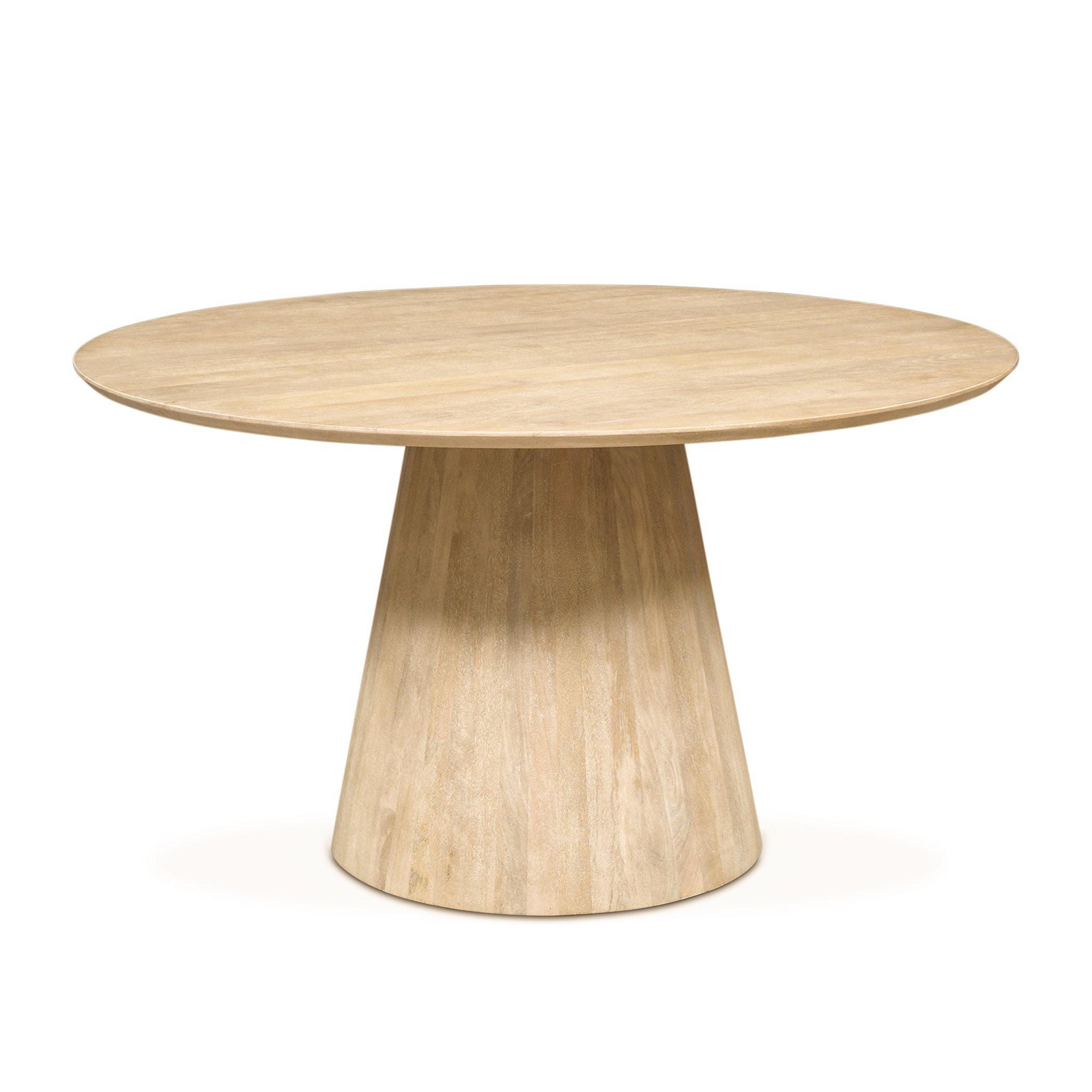 Calabasas Natural Round Dining Table