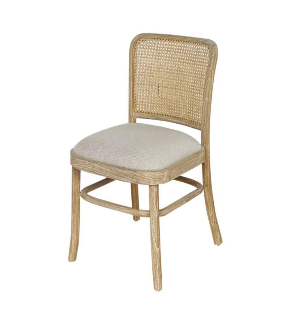 Natural Cane Back Side Chairs - Set of 2