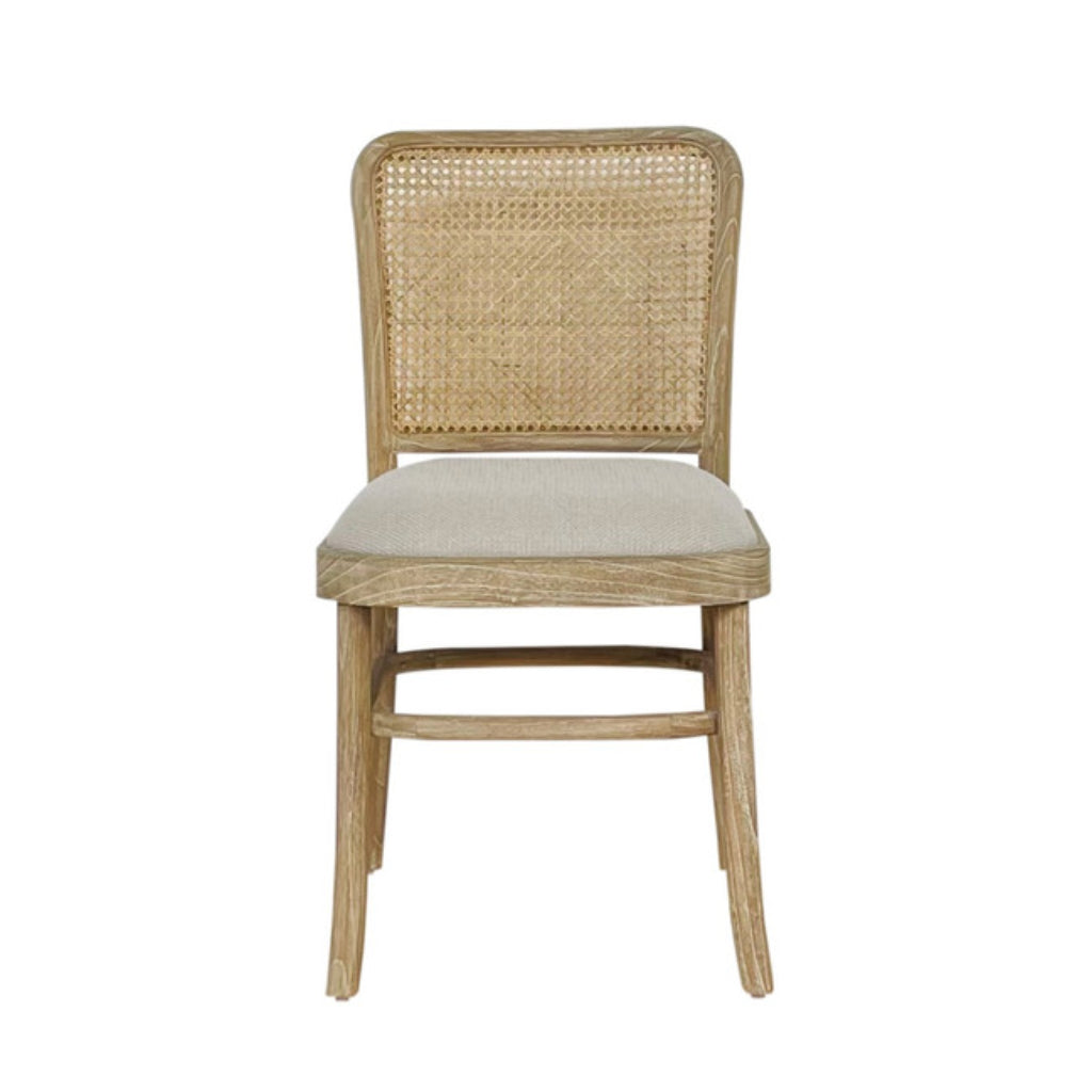 Natural Cane Back Side Chairs - Set of 2