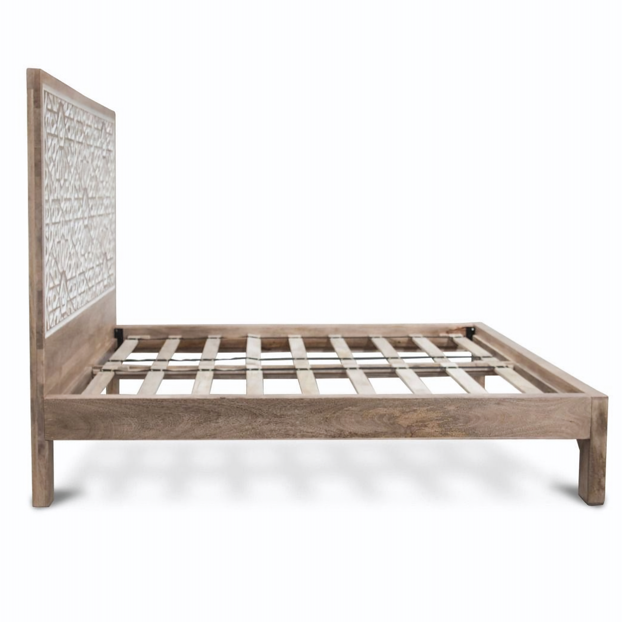 Indy Boho Natural White Bed