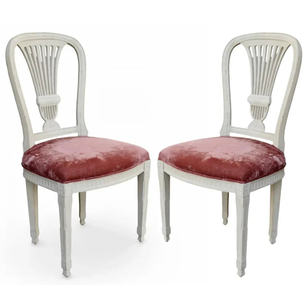 Romantic Fan Back Side Chair