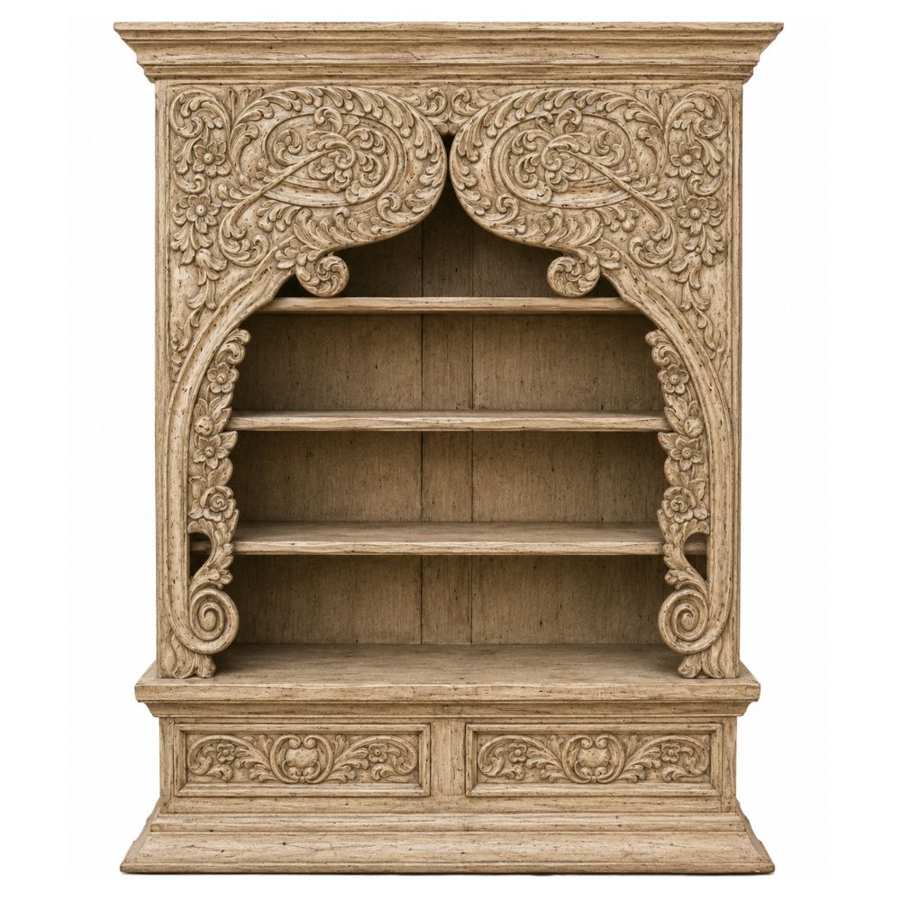 Fleur Paradis Light Stained Display Cabinet
