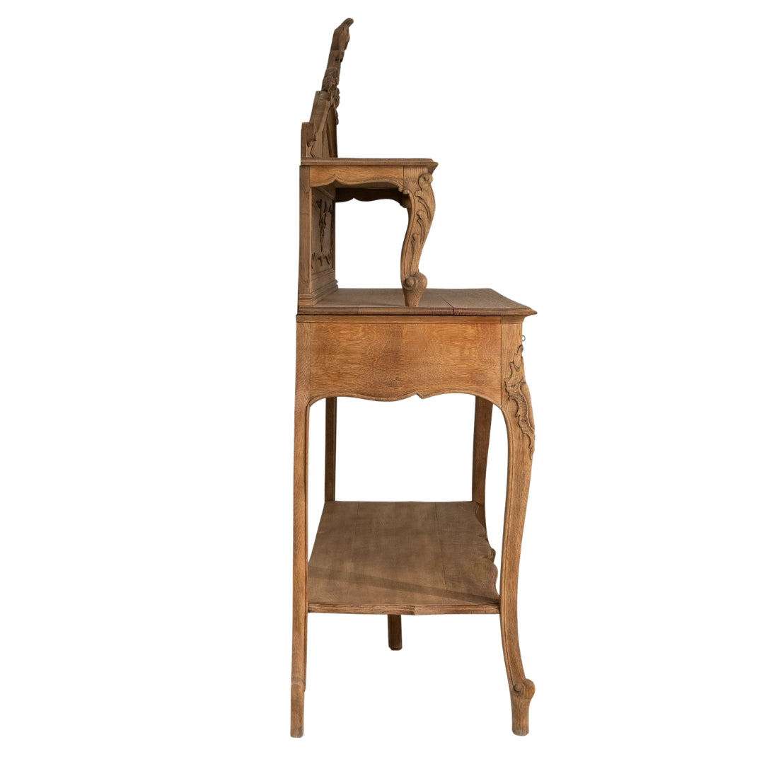 French Louis Ornately Carved Buffet Table, Circa 1860