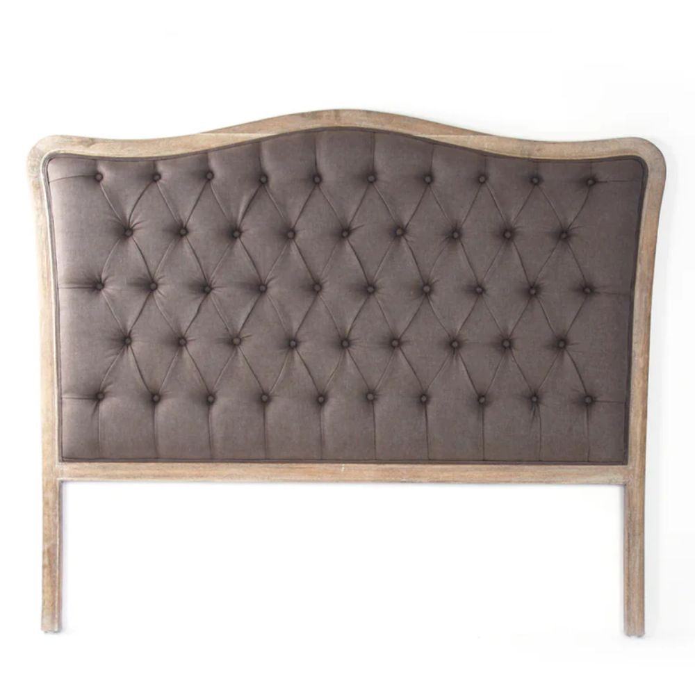 French Brown Maison Tufted Headboard
