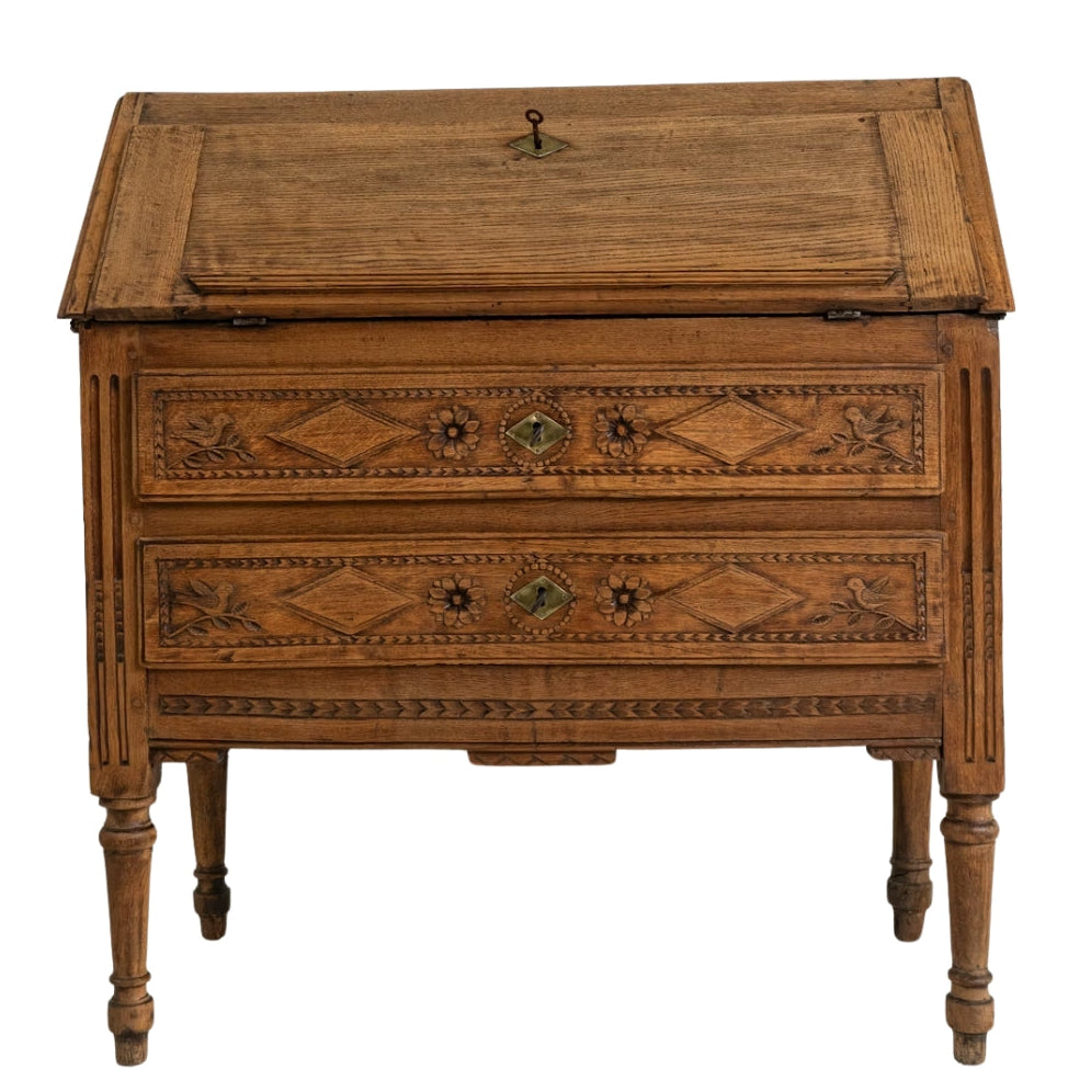 Ornate French Secretary Desk, Circa 1900