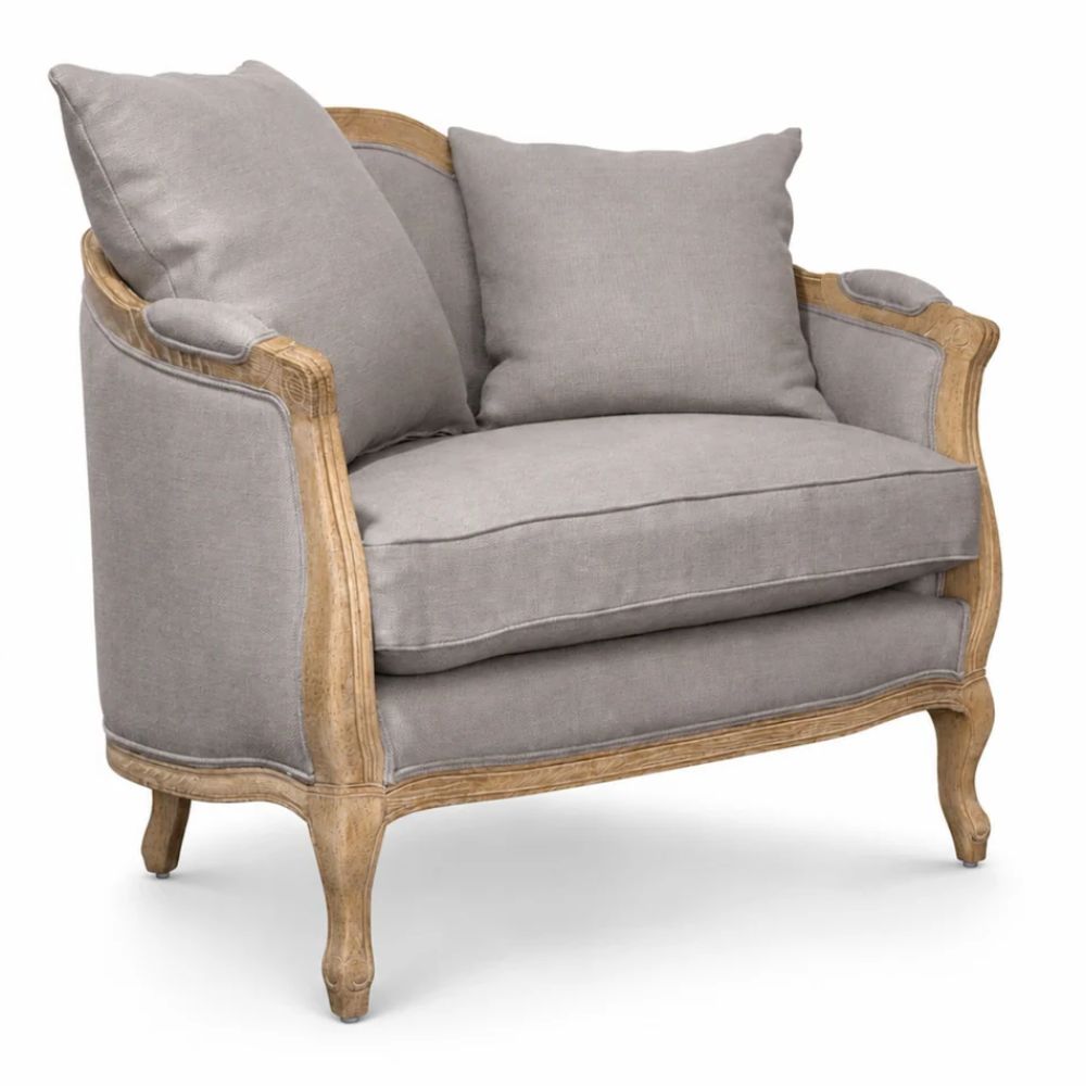 French Dove Gray Maison Love Chair