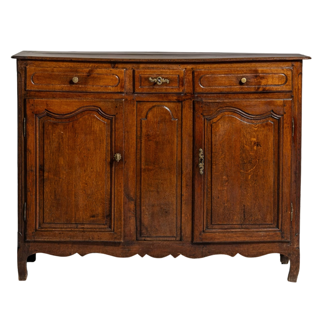 French Estate Walnut Side Cabinet, Circa 1860