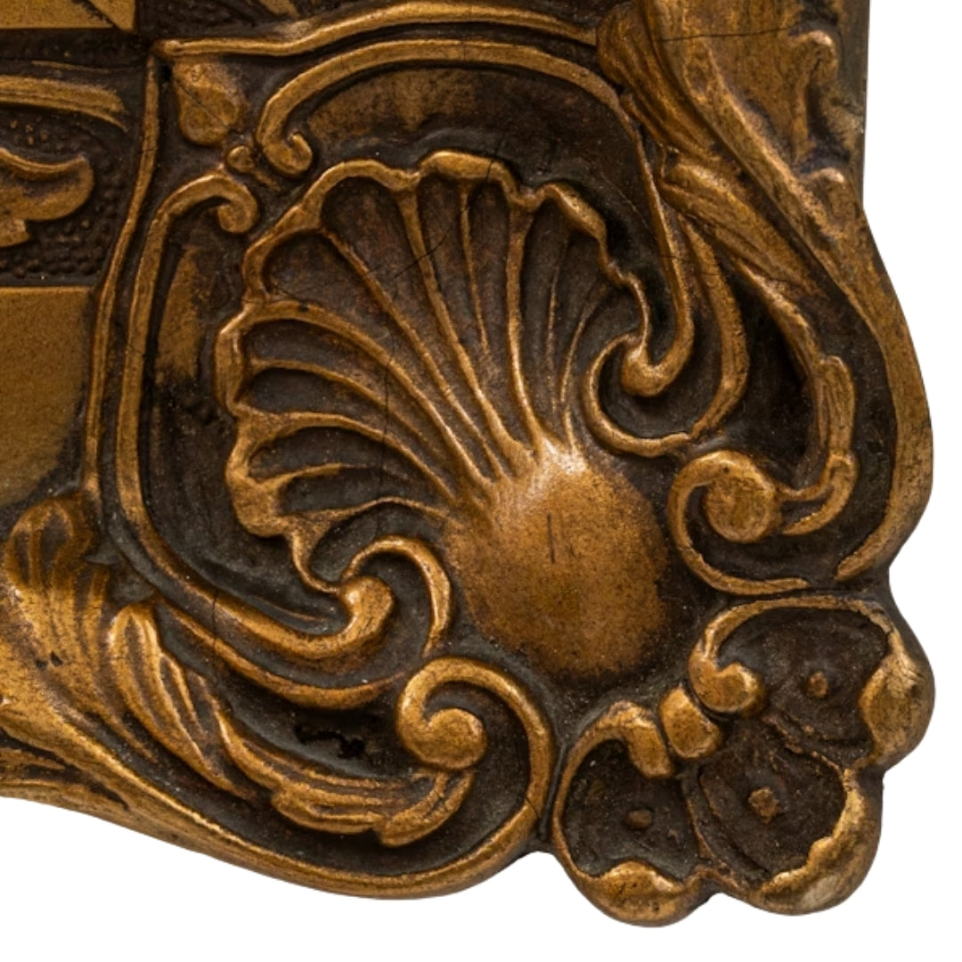 French Gilded Ornate Classical Wall Mirror, Circa 1940