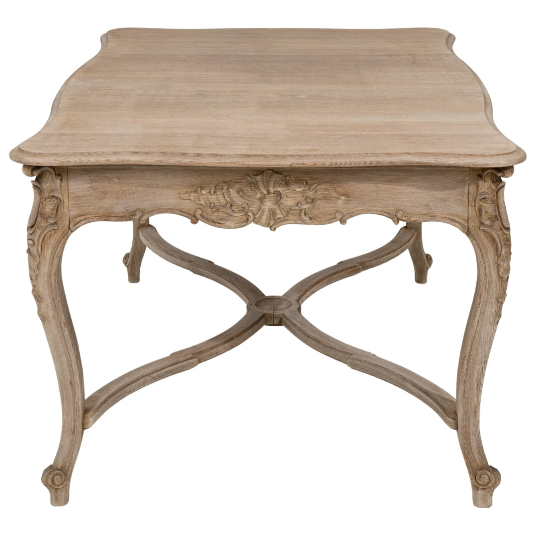 Antique Louis XIV Oak Dining Table, Circa 1870
