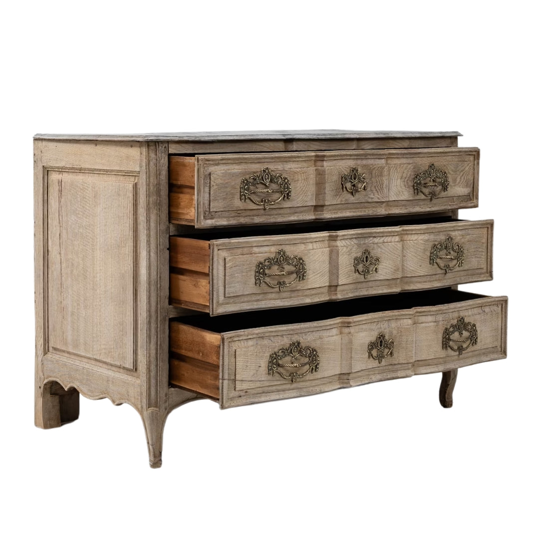 Vintage French Louis XV Commode, Circa 1820