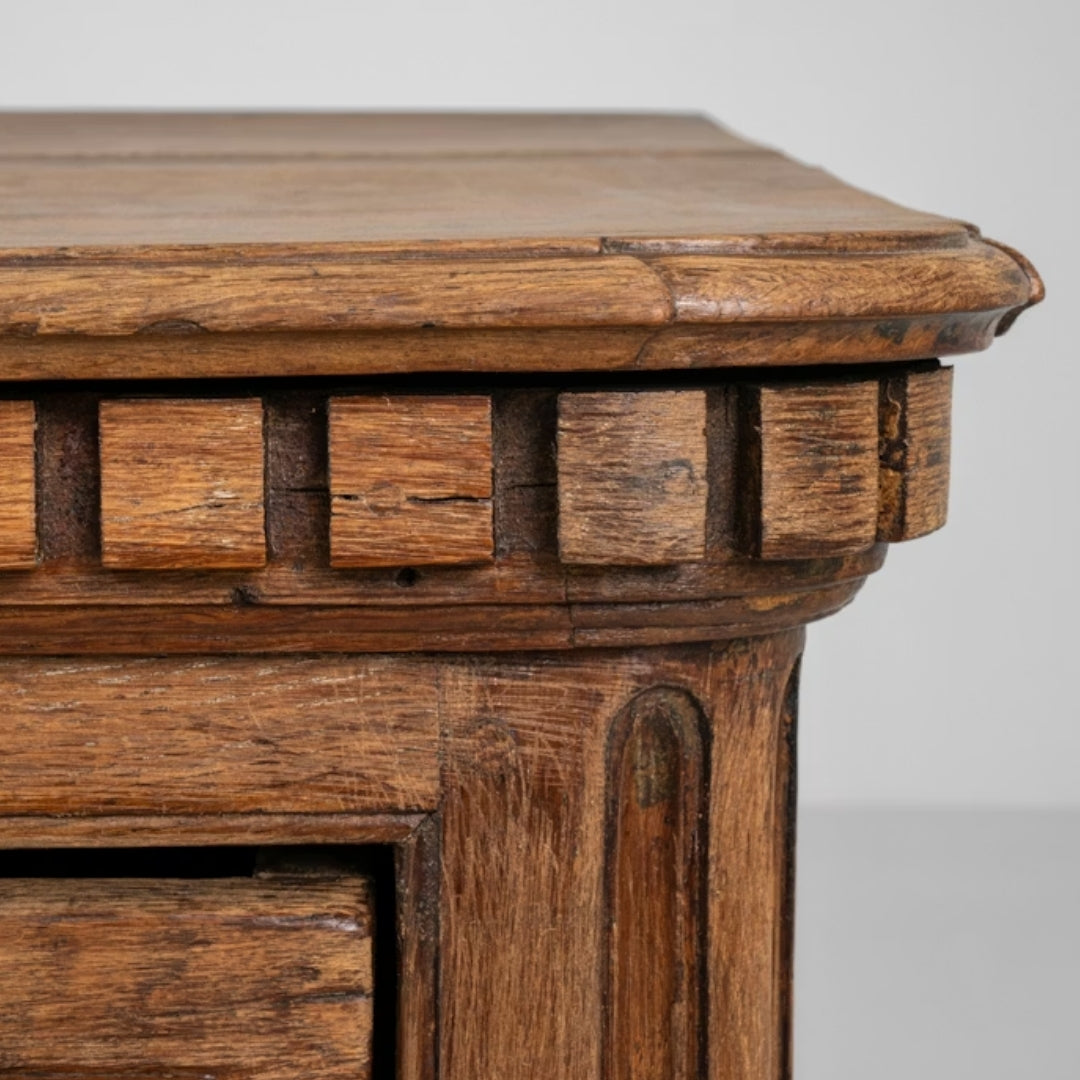 French Louis XVI Oak Chest Drawer, Circa 1820