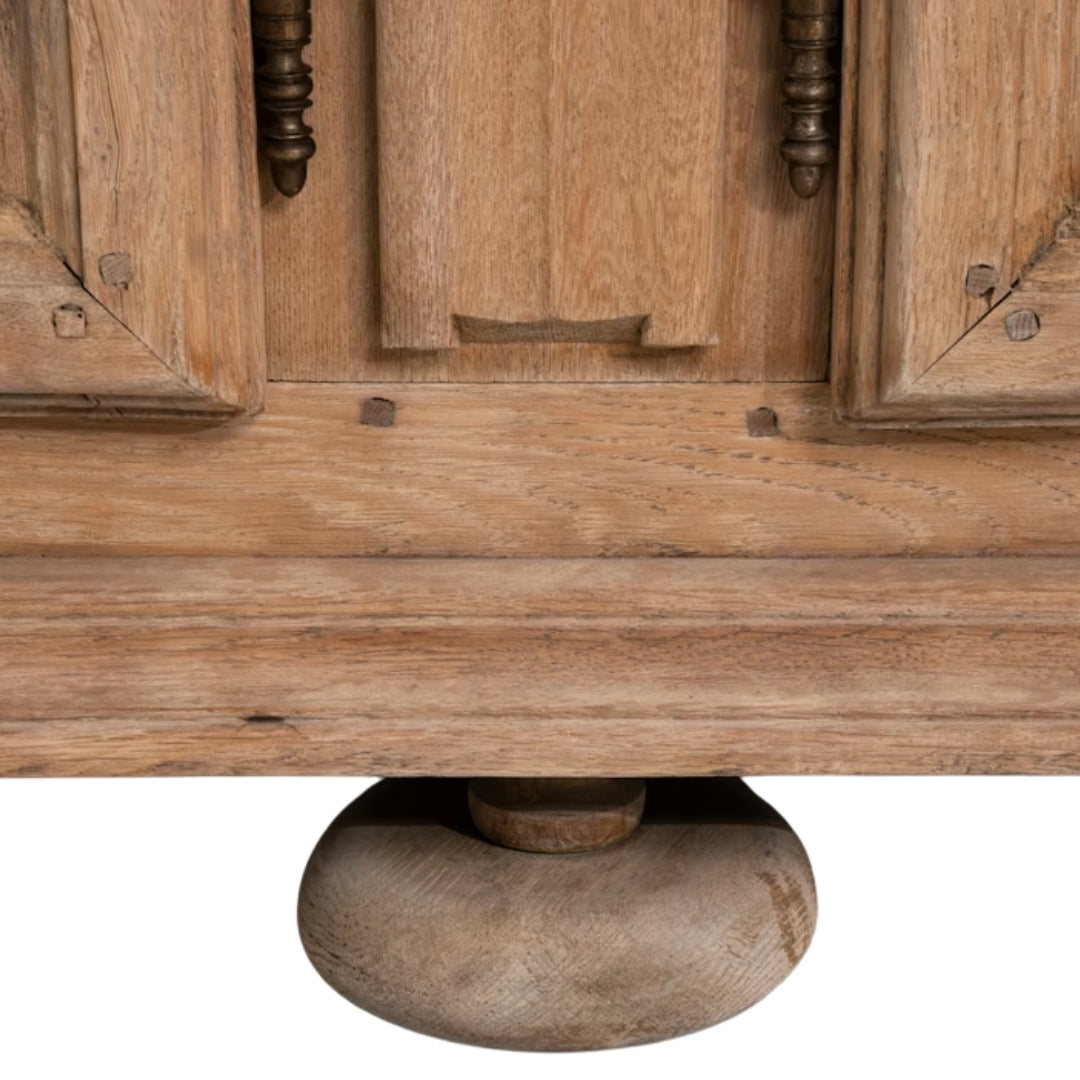 Extra Long French Provincial Oak Sideboard