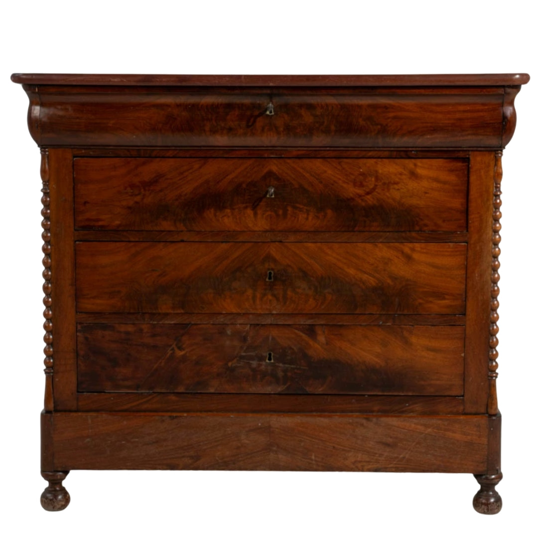French Walnut Commode, Circa 1870