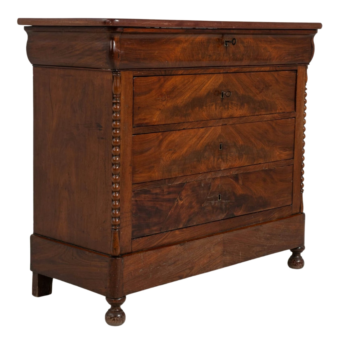 French Walnut Commode, Circa 1870