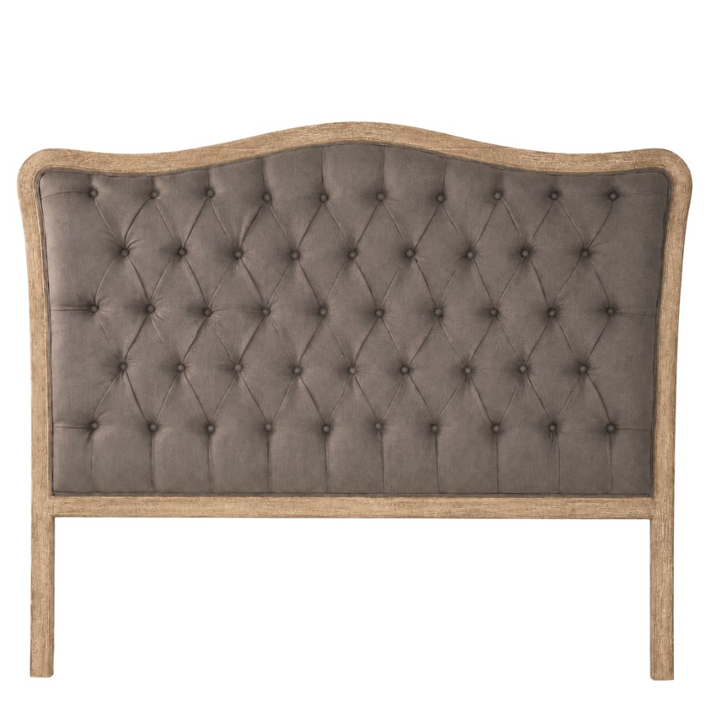 French Brown Maison Tufted Headboard