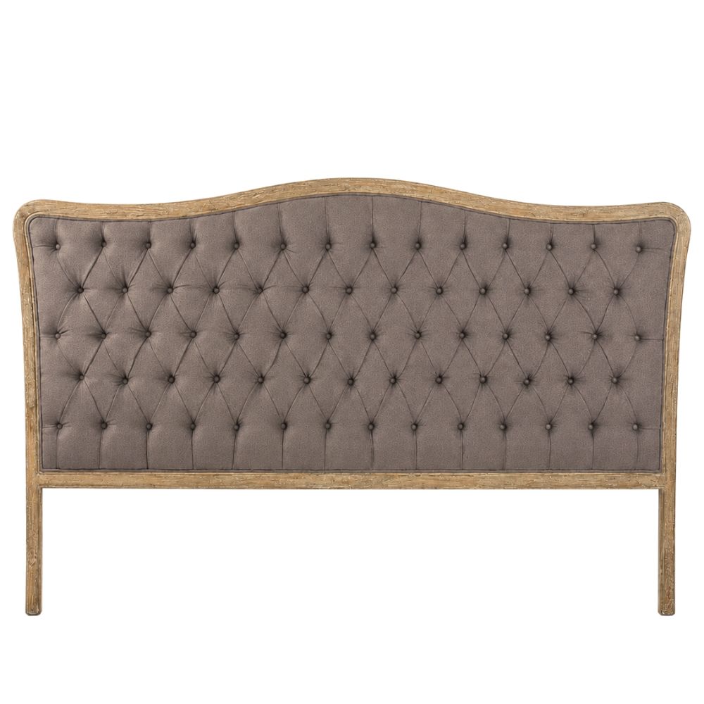 French Brown Maison Tufted Headboard