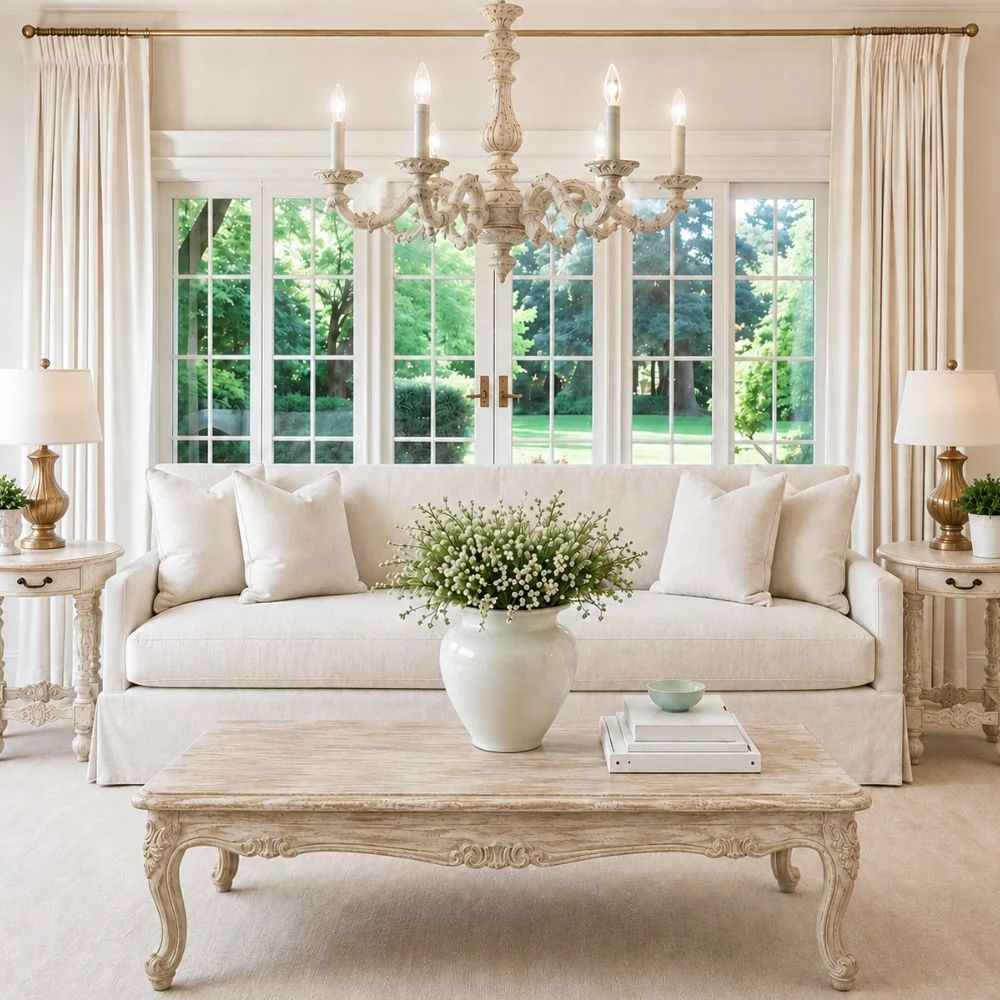 French Shabby Chic Living Room