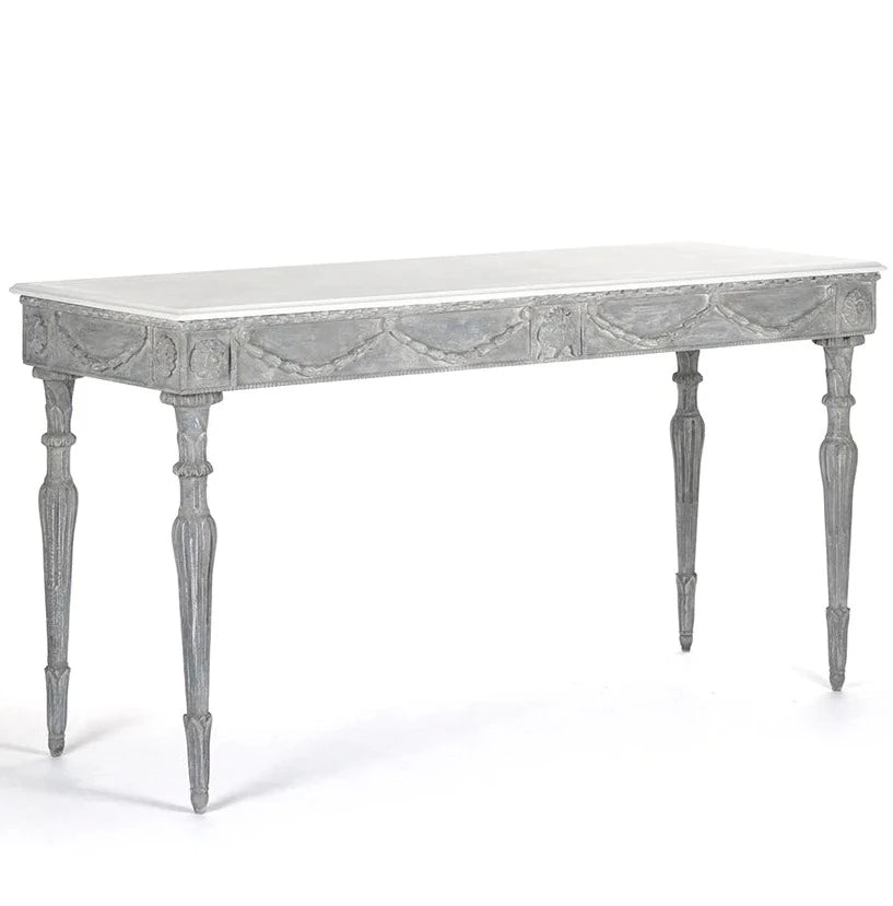 French Rosette Console Table