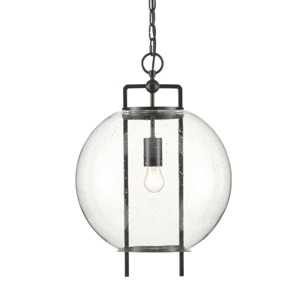 Geo Seeded Globe Pendant Light